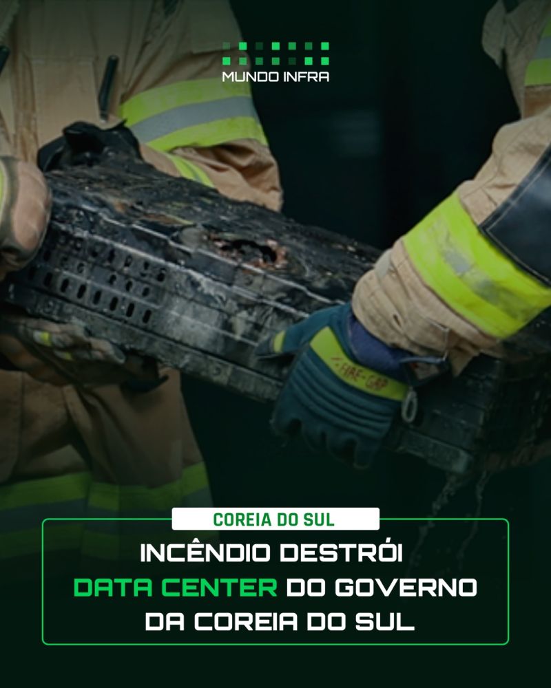 Incêncio Destrói Data Center do Governo da Coreia do Sul