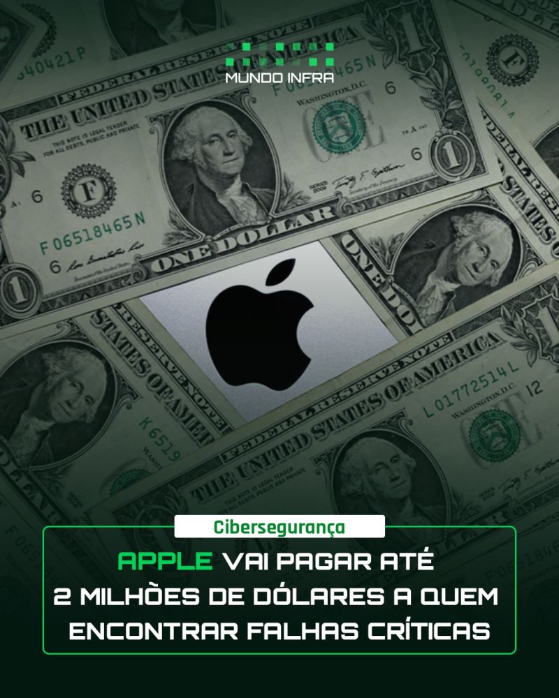 Apple Vai Pagar até 2 Milhões de Dólares a Quem Encontrar Falhas Críticas
