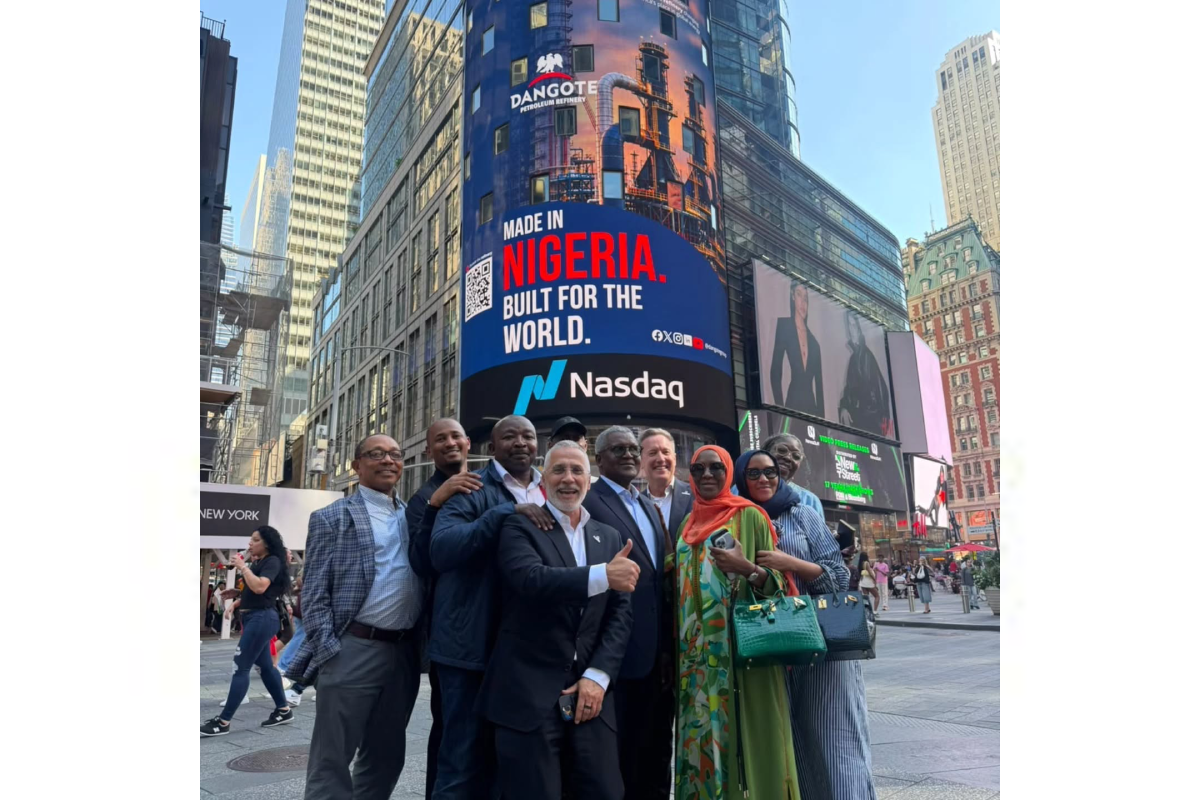 Dangote leva a maior refinaria de África para Times Square em Nova Iorque